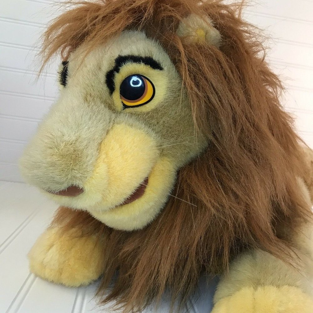 Disney LION KING Mufasa Simba Hand Puppet Plush